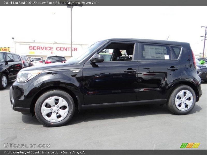Shadow Black / Black Diamond Woven Cloth 2014 Kia Soul 1.6