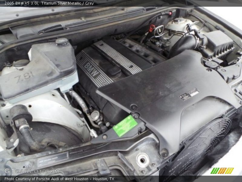 Titanium Silver Metallic / Grey 2005 BMW X5 3.0i