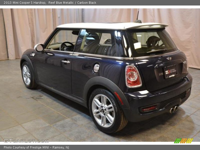 Reef Blue Metallic / Carbon Black 2013 Mini Cooper S Hardtop