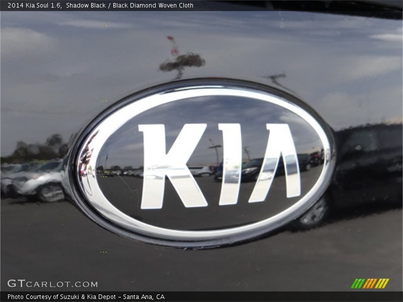 Shadow Black / Black Diamond Woven Cloth 2014 Kia Soul 1.6