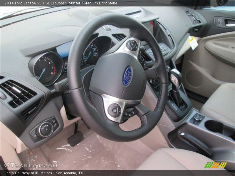 Sunset / Medium Light Stone 2014 Ford Escape SE 1.6L EcoBoost
