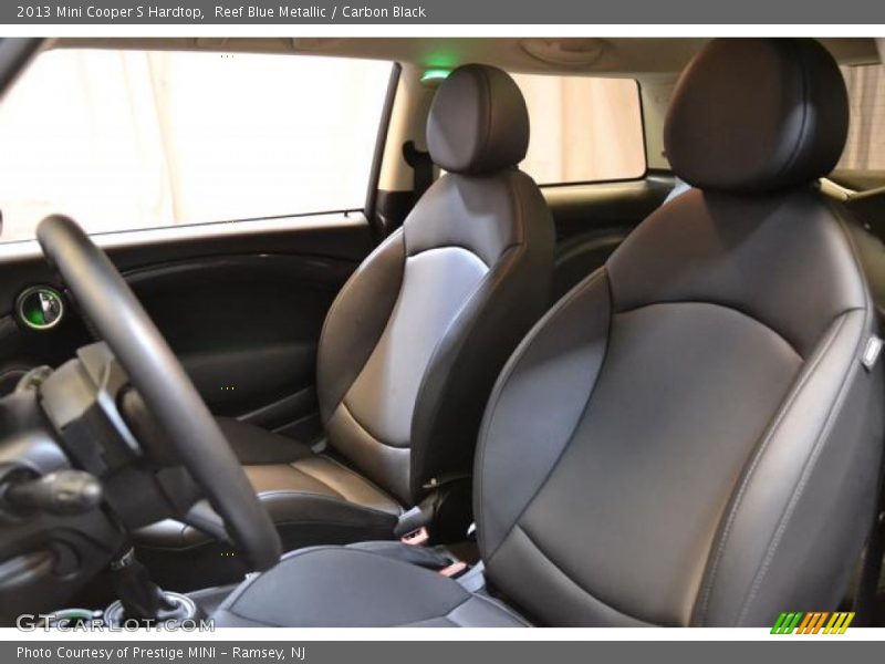 Reef Blue Metallic / Carbon Black 2013 Mini Cooper S Hardtop