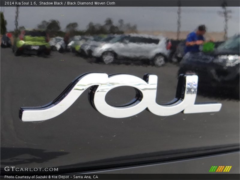 Shadow Black / Black Diamond Woven Cloth 2014 Kia Soul 1.6