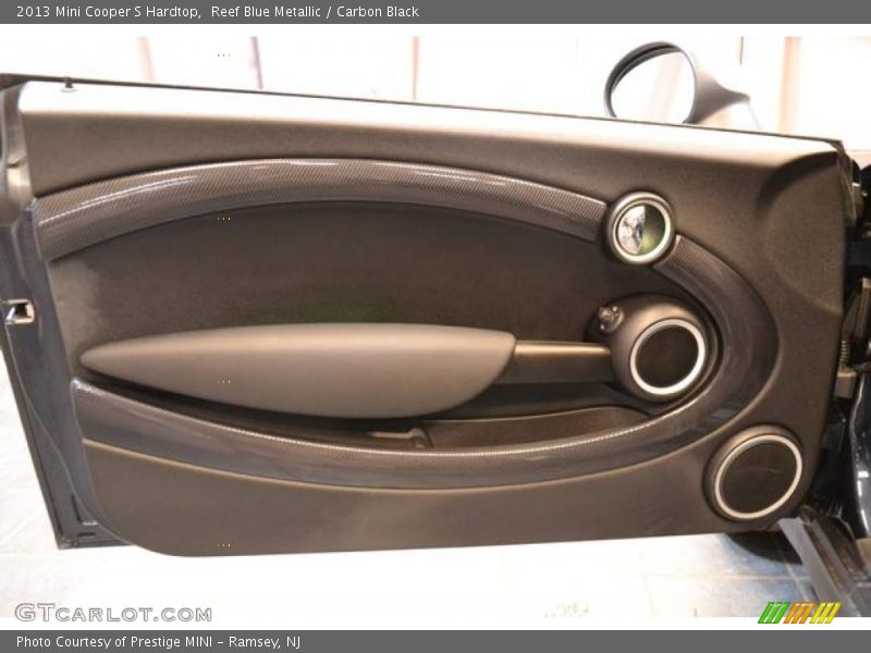 Reef Blue Metallic / Carbon Black 2013 Mini Cooper S Hardtop