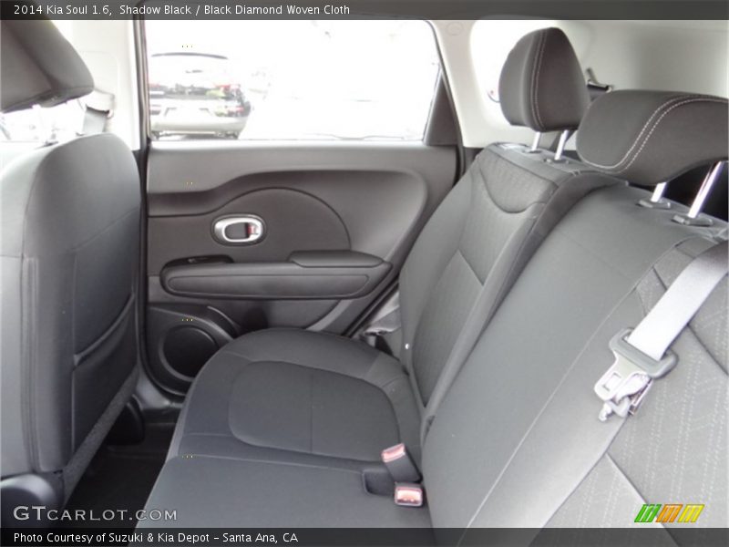 Shadow Black / Black Diamond Woven Cloth 2014 Kia Soul 1.6