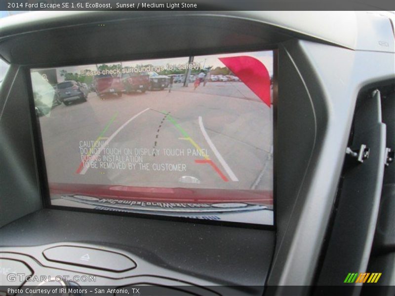 Sunset / Medium Light Stone 2014 Ford Escape SE 1.6L EcoBoost