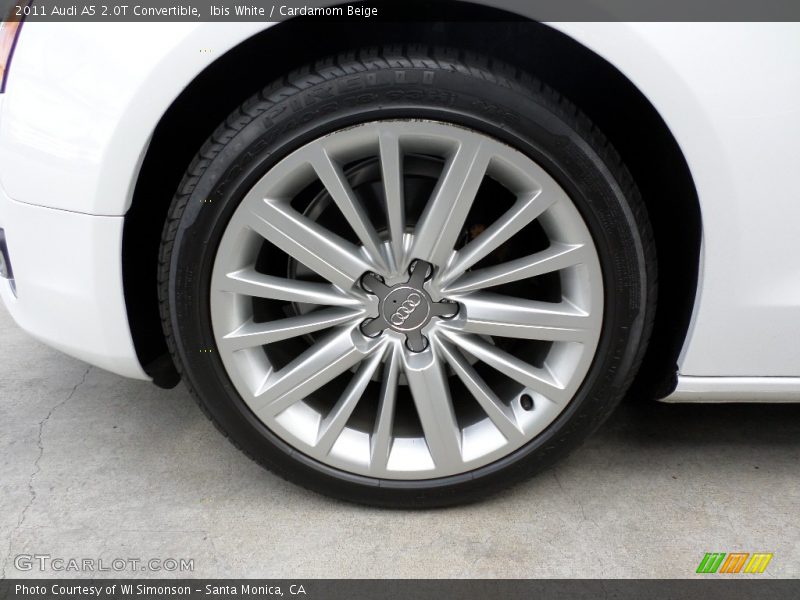Ibis White / Cardamom Beige 2011 Audi A5 2.0T Convertible