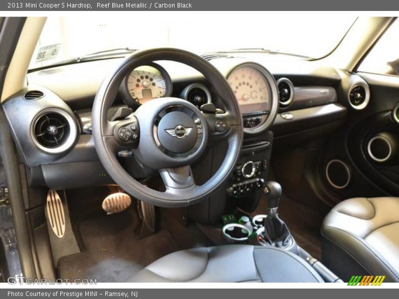 Reef Blue Metallic / Carbon Black 2013 Mini Cooper S Hardtop