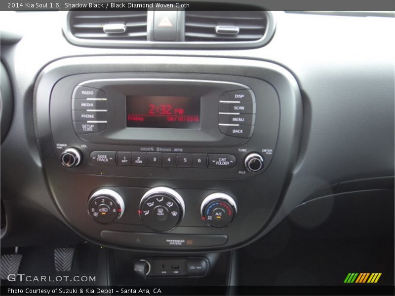 Shadow Black / Black Diamond Woven Cloth 2014 Kia Soul 1.6