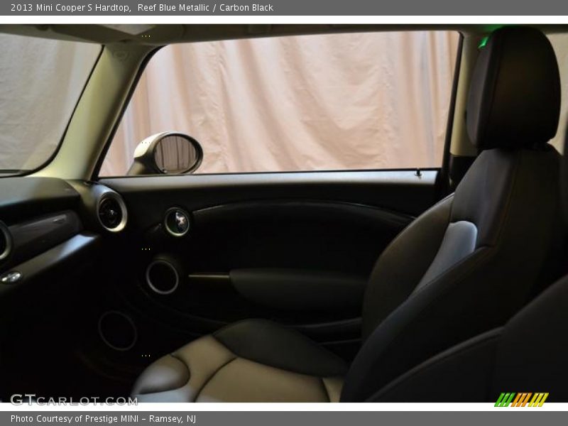 Reef Blue Metallic / Carbon Black 2013 Mini Cooper S Hardtop