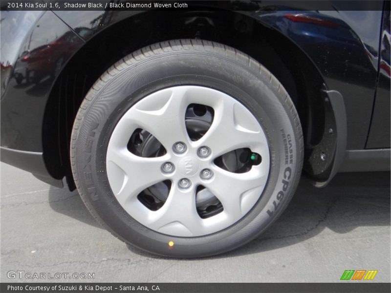 Shadow Black / Black Diamond Woven Cloth 2014 Kia Soul 1.6