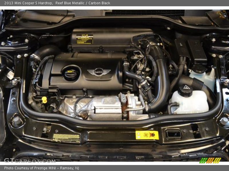Reef Blue Metallic / Carbon Black 2013 Mini Cooper S Hardtop