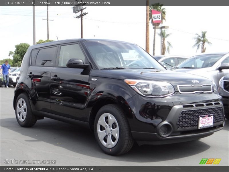 Shadow Black / Black Diamond Woven Cloth 2014 Kia Soul 1.6