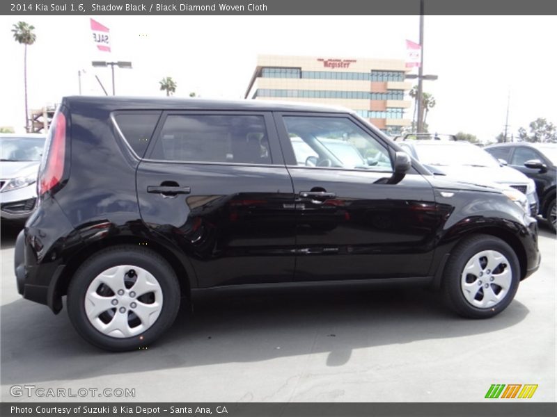 Shadow Black / Black Diamond Woven Cloth 2014 Kia Soul 1.6