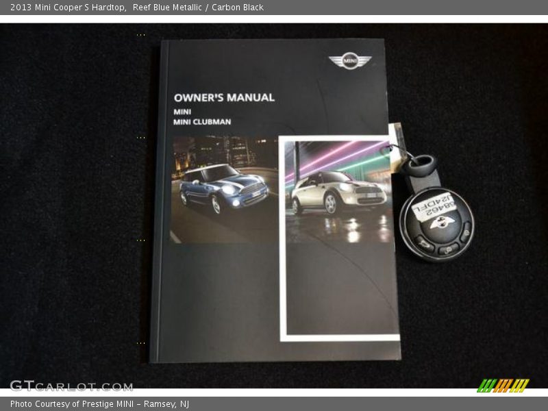 Reef Blue Metallic / Carbon Black 2013 Mini Cooper S Hardtop