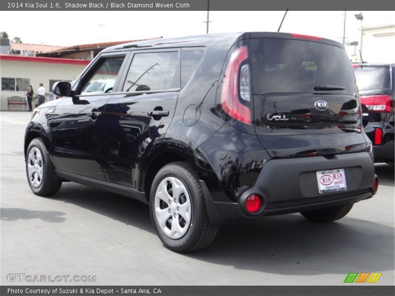 Shadow Black / Black Diamond Woven Cloth 2014 Kia Soul 1.6