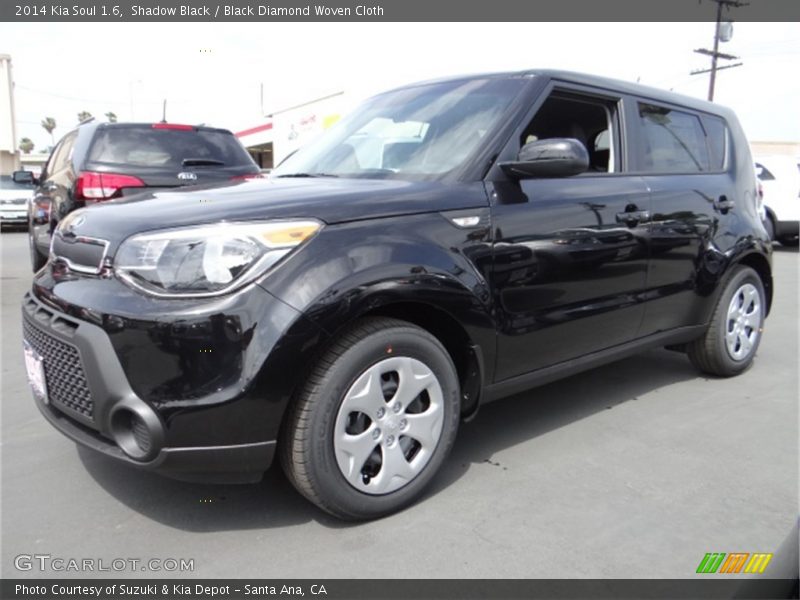 Shadow Black / Black Diamond Woven Cloth 2014 Kia Soul 1.6