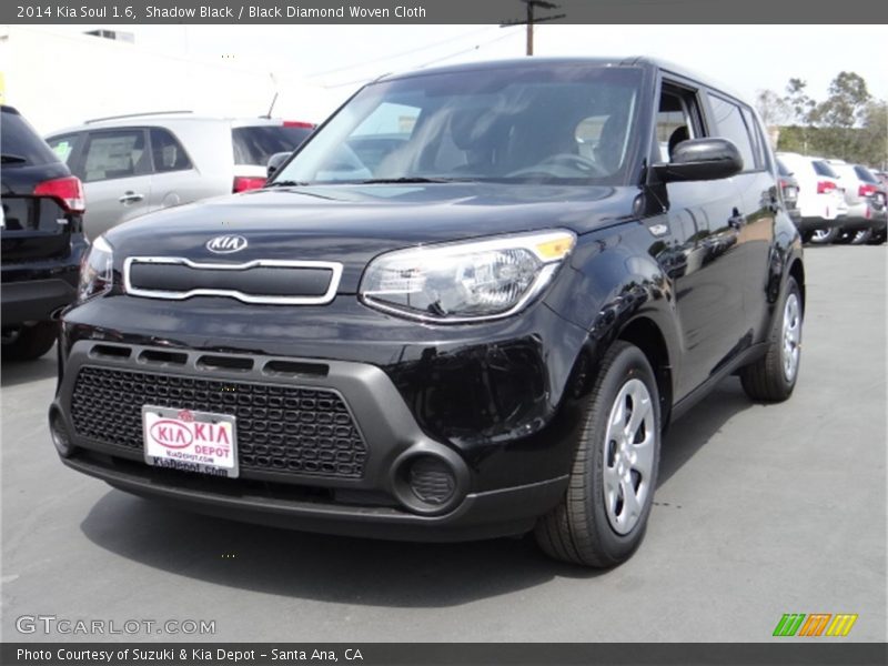 Shadow Black / Black Diamond Woven Cloth 2014 Kia Soul 1.6