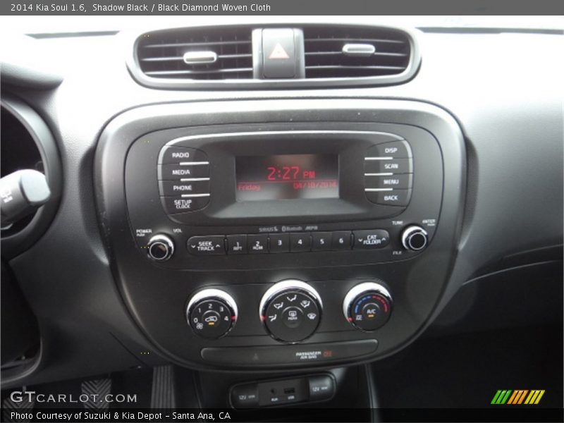 Shadow Black / Black Diamond Woven Cloth 2014 Kia Soul 1.6
