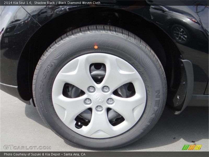 Shadow Black / Black Diamond Woven Cloth 2014 Kia Soul 1.6