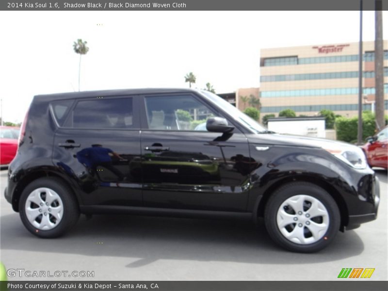 Shadow Black / Black Diamond Woven Cloth 2014 Kia Soul 1.6