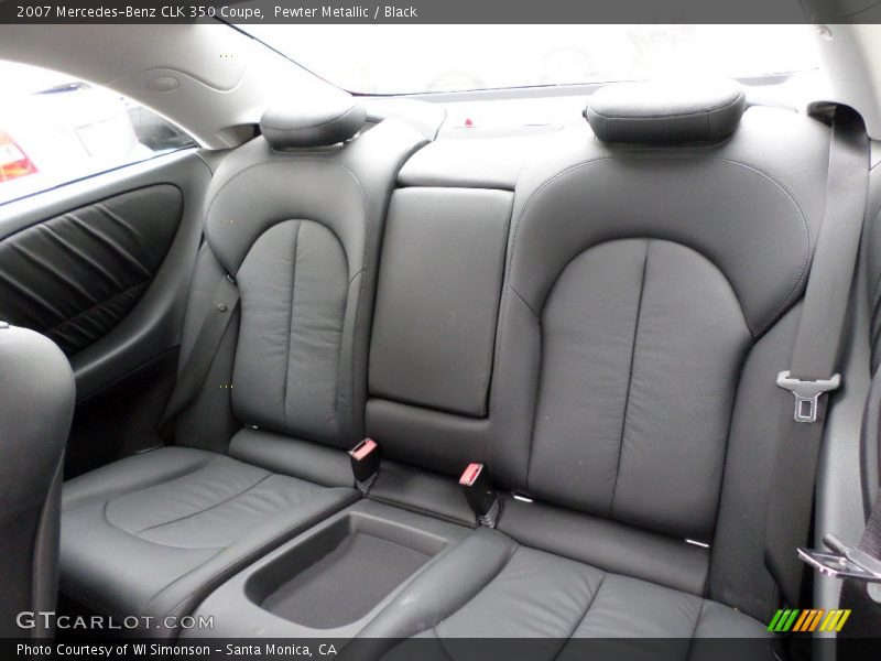 Pewter Metallic / Black 2007 Mercedes-Benz CLK 350 Coupe