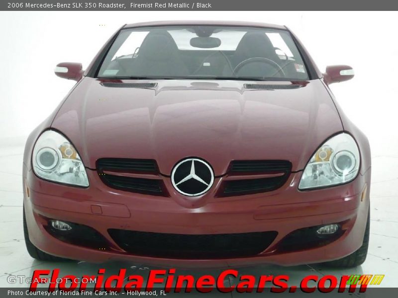 Firemist Red Metallic / Black 2006 Mercedes-Benz SLK 350 Roadster