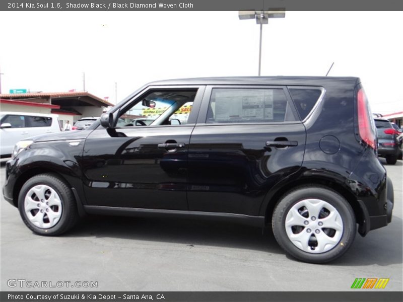 Shadow Black / Black Diamond Woven Cloth 2014 Kia Soul 1.6