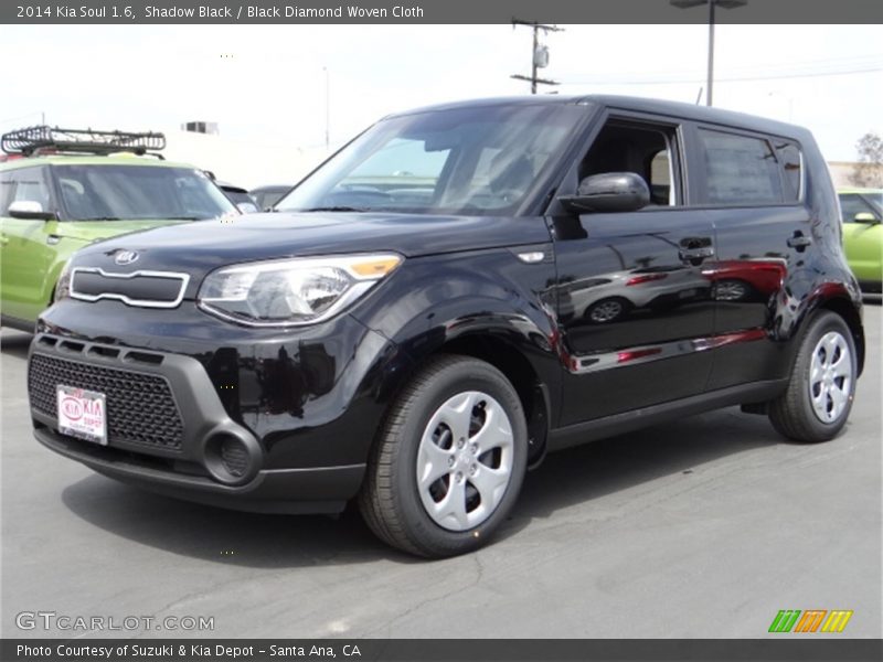 Shadow Black / Black Diamond Woven Cloth 2014 Kia Soul 1.6