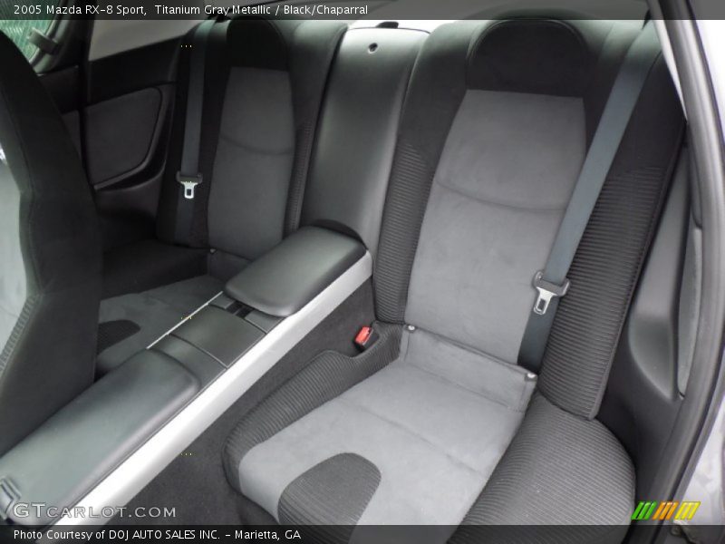Titanium Gray Metallic / Black/Chaparral 2005 Mazda RX-8 Sport