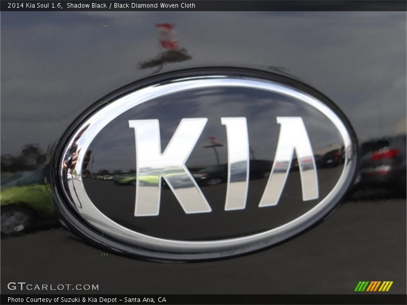 Shadow Black / Black Diamond Woven Cloth 2014 Kia Soul 1.6