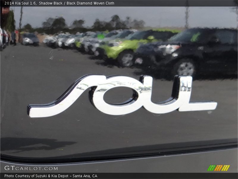 Shadow Black / Black Diamond Woven Cloth 2014 Kia Soul 1.6