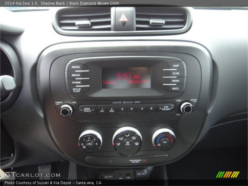 Shadow Black / Black Diamond Woven Cloth 2014 Kia Soul 1.6