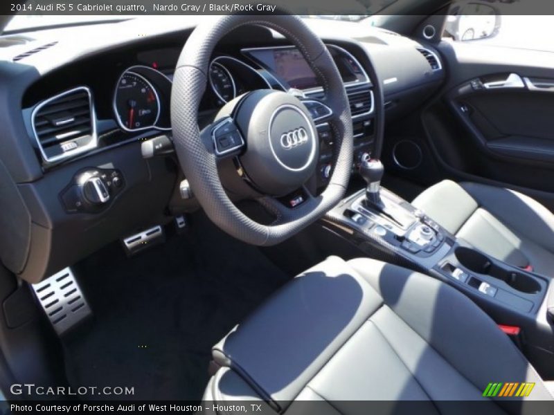  2014 RS 5 Cabriolet quattro Black/Rock Gray Interior