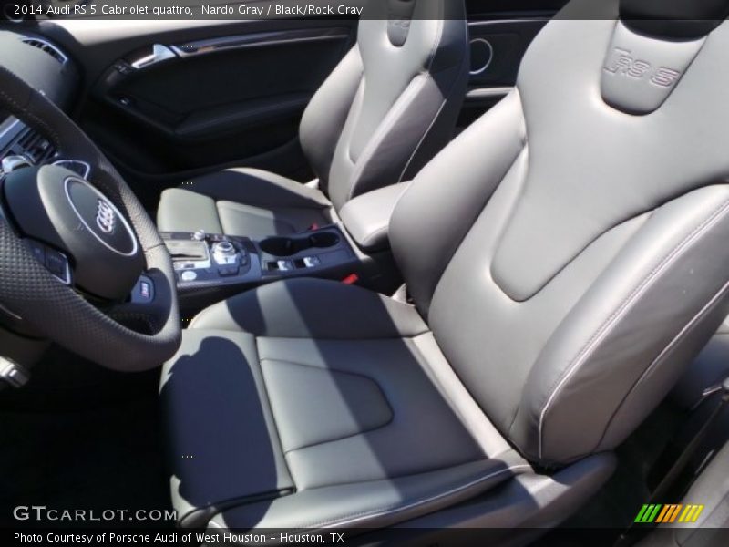 Nardo Gray / Black/Rock Gray 2014 Audi RS 5 Cabriolet quattro