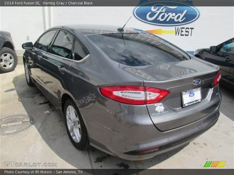 Sterling Gray / Charcoal Black 2014 Ford Fusion SE
