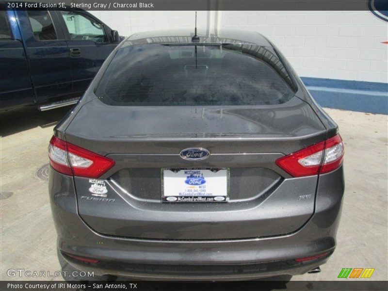 Sterling Gray / Charcoal Black 2014 Ford Fusion SE