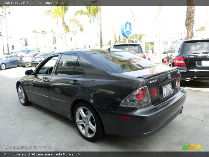 Black Onyx / Black 2004 Lexus IS 300