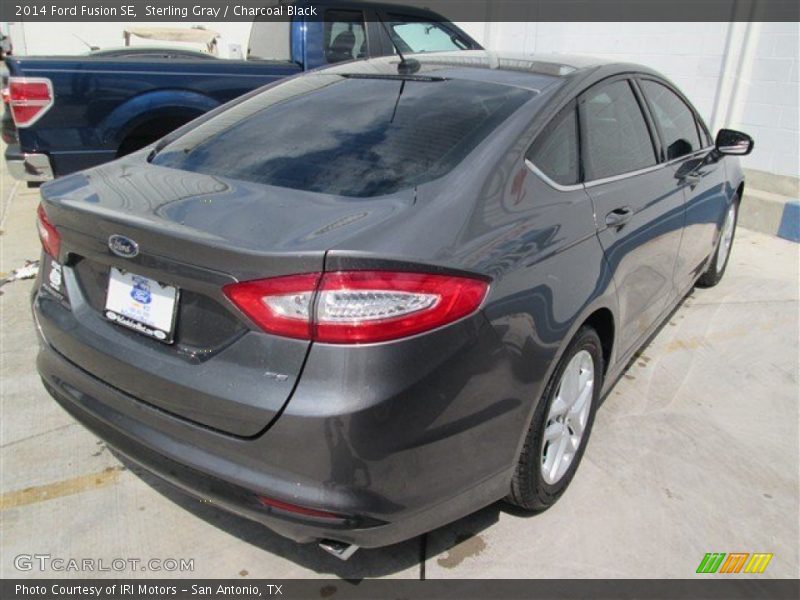 Sterling Gray / Charcoal Black 2014 Ford Fusion SE