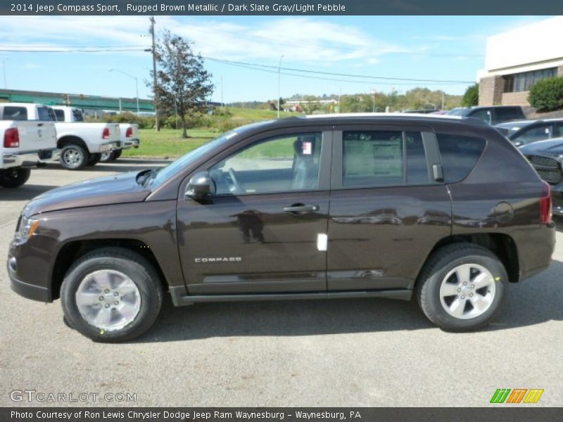 Rugged Brown Metallic / Dark Slate Gray/Light Pebble 2014 Jeep Compass Sport