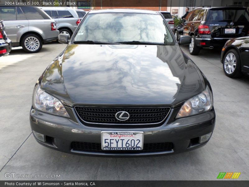 Black Onyx / Black 2004 Lexus IS 300