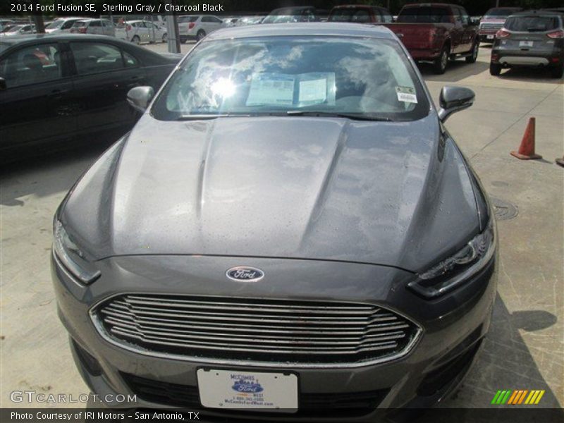 Sterling Gray / Charcoal Black 2014 Ford Fusion SE