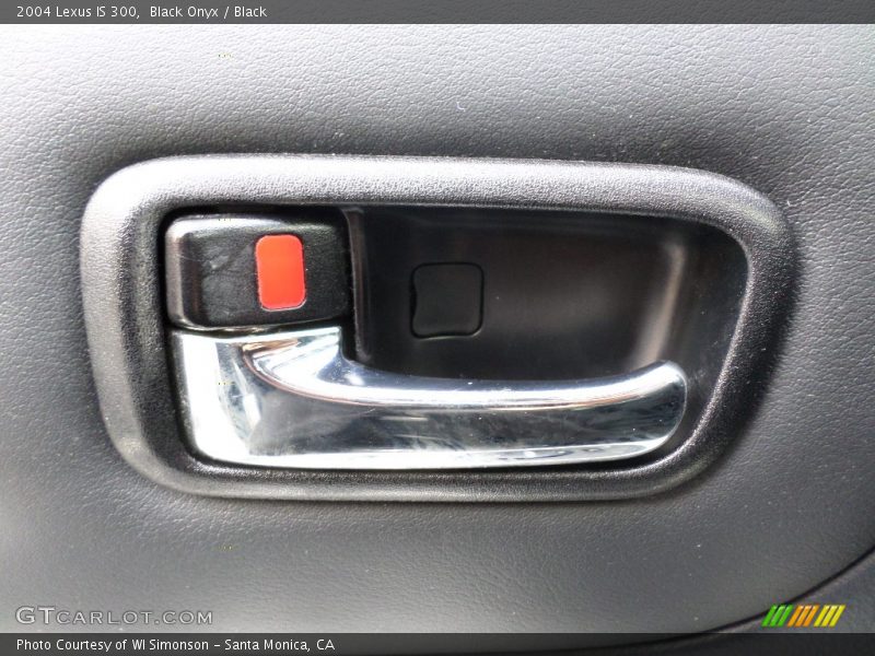 Black Onyx / Black 2004 Lexus IS 300