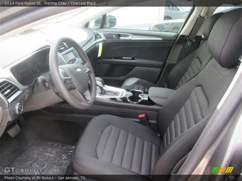 Sterling Gray / Charcoal Black 2014 Ford Fusion SE