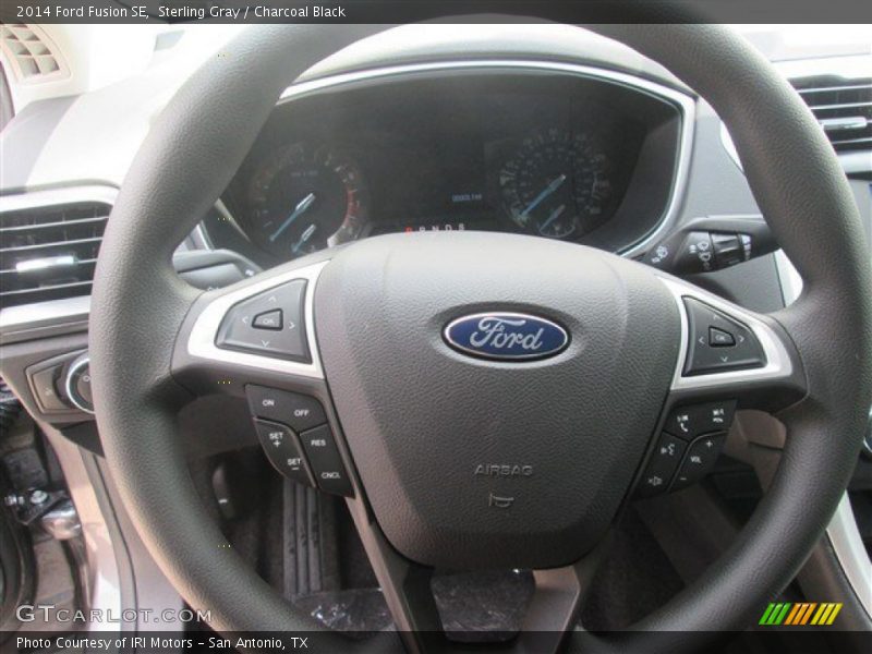 Sterling Gray / Charcoal Black 2014 Ford Fusion SE