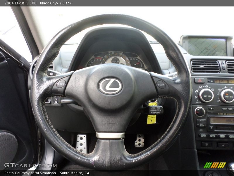 Black Onyx / Black 2004 Lexus IS 300