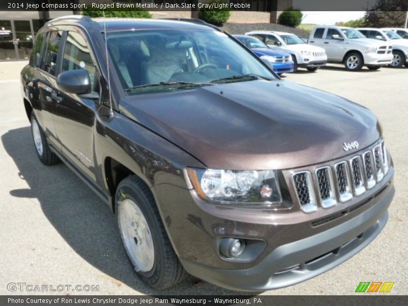 Rugged Brown Metallic / Dark Slate Gray/Light Pebble 2014 Jeep Compass Sport
