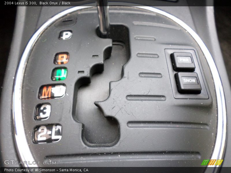 Black Onyx / Black 2004 Lexus IS 300