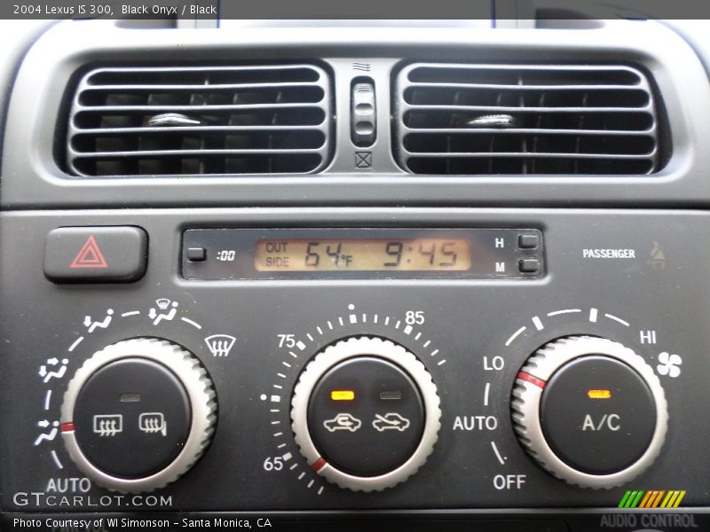 Black Onyx / Black 2004 Lexus IS 300