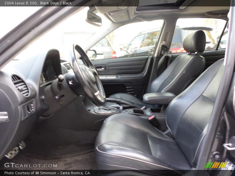 Black Onyx / Black 2004 Lexus IS 300